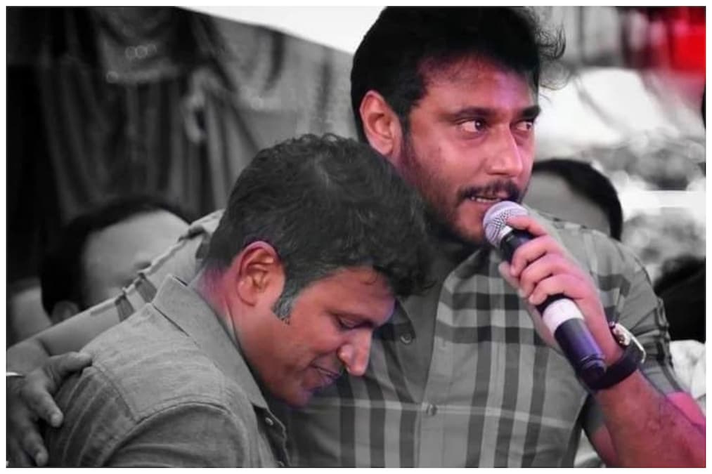 Puneeth Rajkumar trends on social media amid the Darshan 'slipper' incident furore