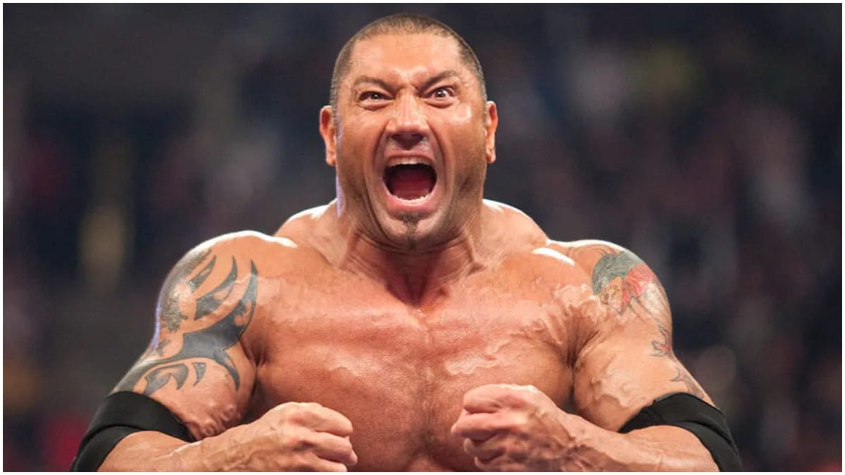 Dave Bautista was sneaking his WWE finishing move in Hollywood all this time - Did you notice?