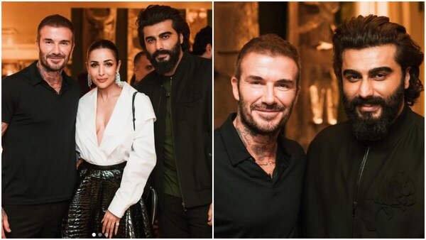 Arjun Kapoor calls meeting with David Beckham 'A night to remember', shares inside pictures with beau Malaika Arora and others