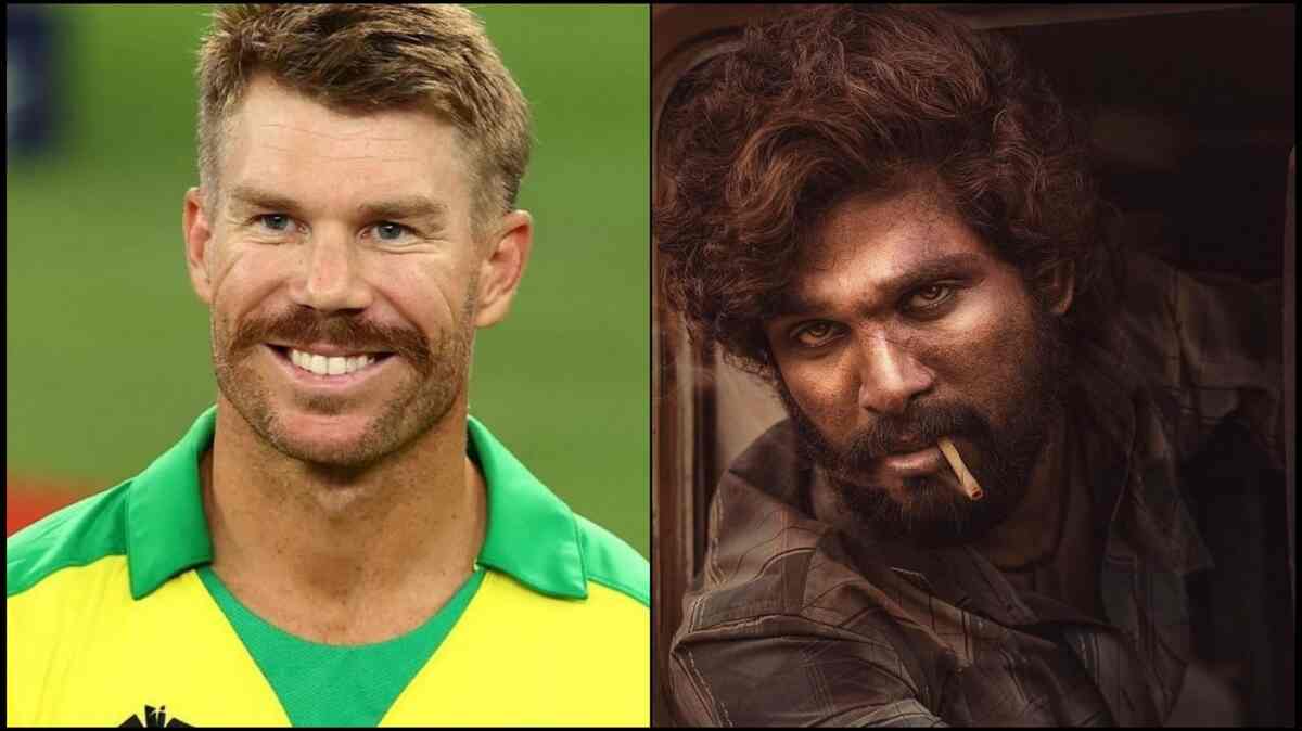 David Warner shares new video as Allu Arjun from Pushpa: The Rise