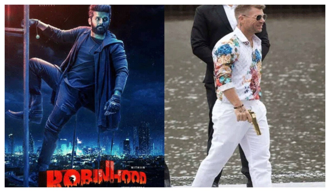 Robinhood's hype revived as David Warner’s cameo grabs attention in the Nithiin starrer