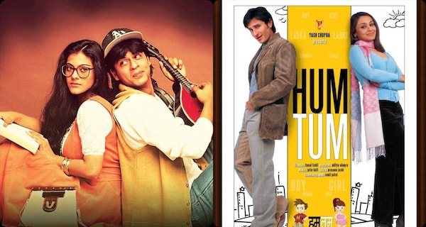 DDLJ and Hum Tum posters