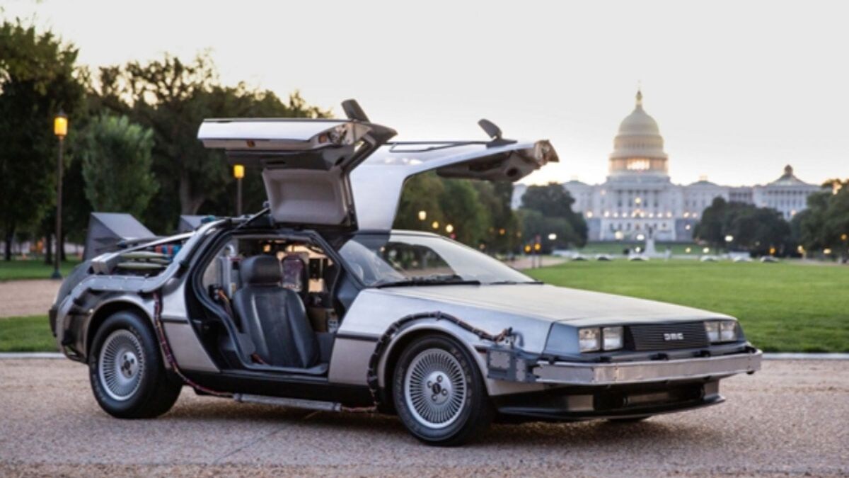 This car is prominently featured in which iconic film trilogy?