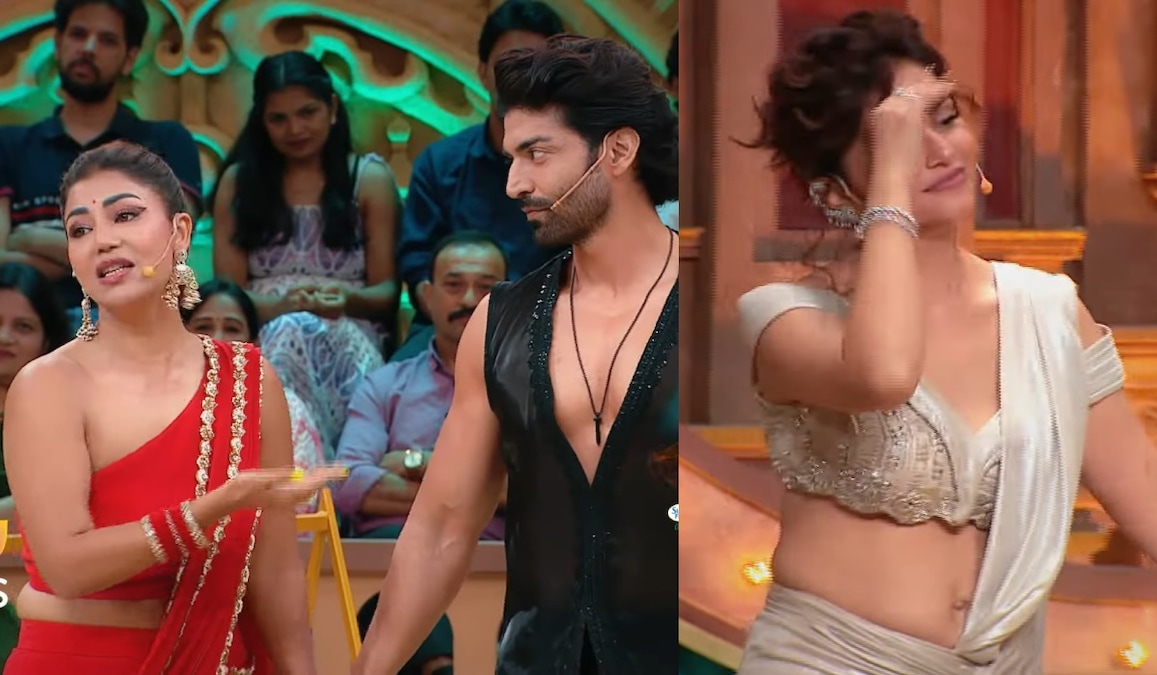 Pati Patni Aur Panga new promo: Gurmeet Choudhary touches wife Debinna Bonerjee's feet; Rubina Dilaik's reaction is unmissable | Watch