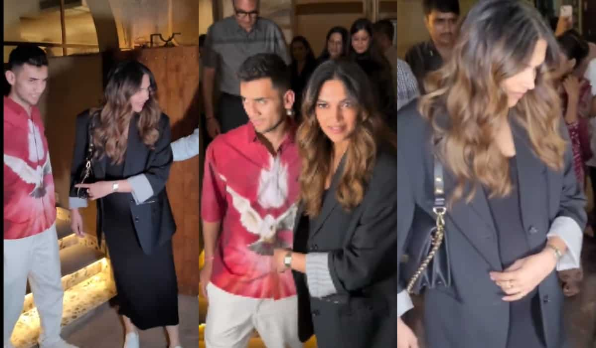 Mom-to-be Deepika Padukone glows as she steps out for dinner Lakshya Sen, Watch video