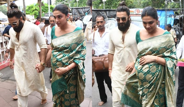 Parents-to-be Deepika Padukone and Ranveer Singh take blessings of Ganapati ahead of welcoming first baby | Watch video