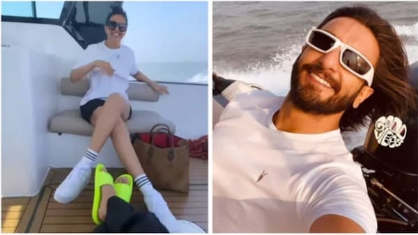 Deepika Padukone goes on a yacht date with husband Ranveer Singh soon after Pathaan teaser launch - watch video