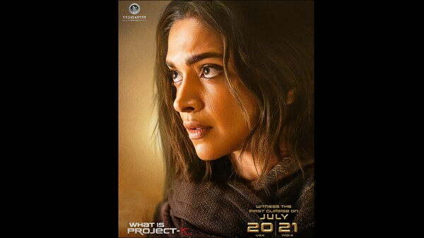 Project K: Deepika Padukone is an intriguing 'hope' in her first look poster of the much-awaited sci-fi film