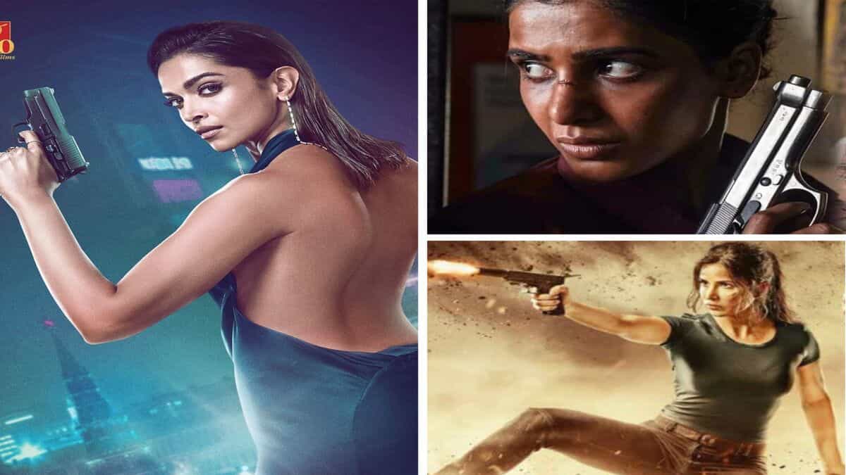 Katrina Kaif Xxx Porn Videos - Shah Rukh Khan reveals Deepika Padukone's action avatar in Pathaan trailer:  A look at other leading ladies in action-packed roles