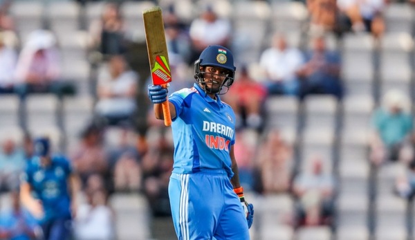 Deepti Sharma scored an unbeaten 62 in the ENG-W vs IND-W, 1st ODI. Image | BCCI Women on X