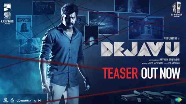 Dejavu teaser: Arulnithi comes up with another thriller; the actor plays an IPS officer in the film