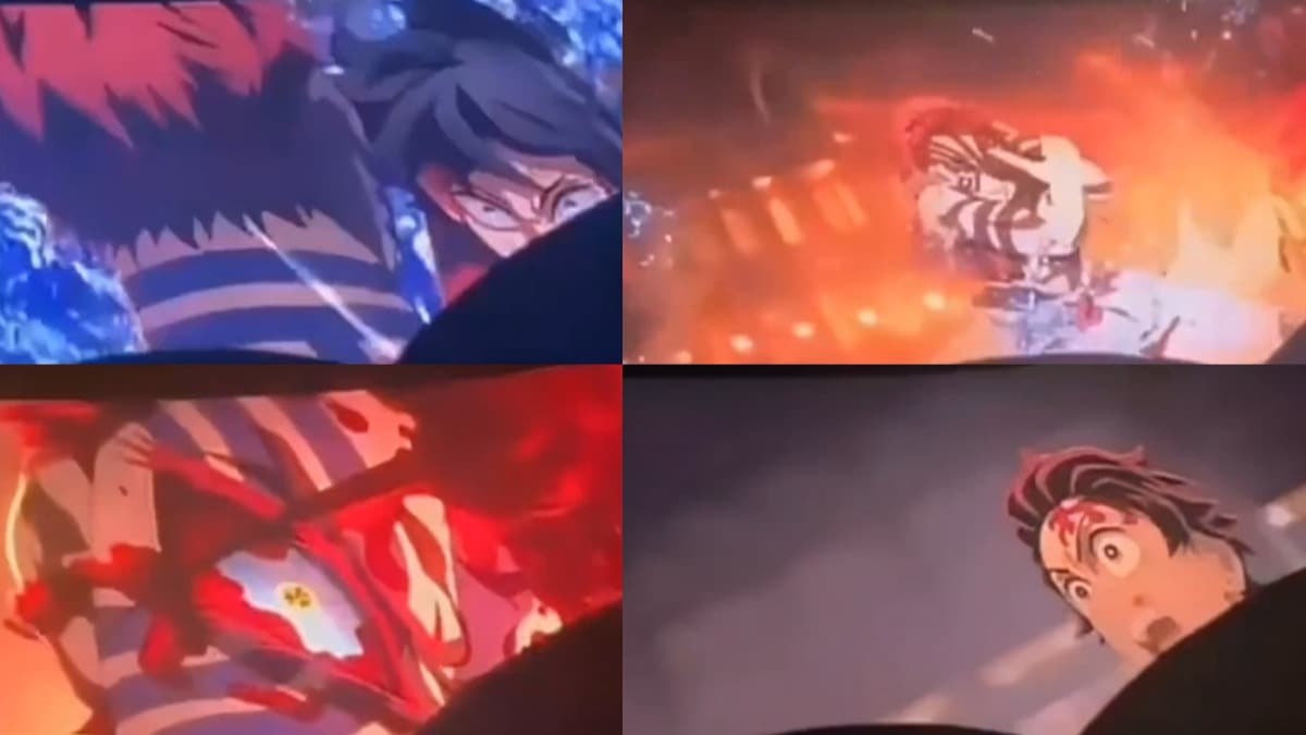 Demon Slayer Infinity Castle movie Part 1 scene leak: Akaza makes Giyu Tomioka bleed, Tanjiro furious | Watch
