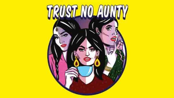 Detail from the cover of Maria Qamar's book, Trust No Aunty, published by Simon & Schuster