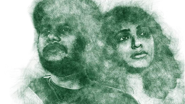 Detail from the poster for Don Palathara's Santhoshathinte Onnam Rahasyam