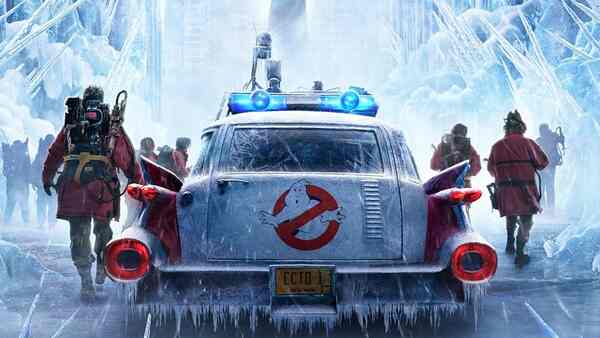 Detail from the poster for Ghostbusters: Frozen Empire