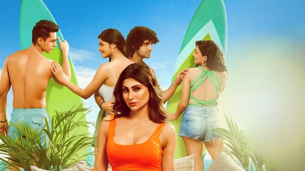 Detail from the poster for Temptation Island India. Jio Cinema