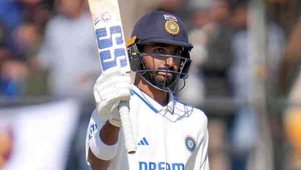 IND vs ENG - Devdutt Padikkal smashes a SIX to get his maiden half-century on debut