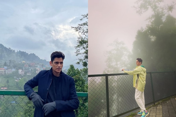Vijay Varma making the best of the Darjeeling scenery 