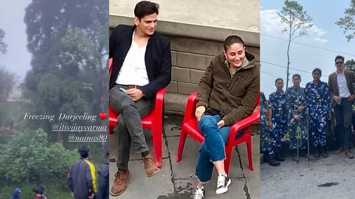 PHOTOS: Kareena Kapoor Khan, Vijay Varma have fun while shooting for The Devotion of Suspect X in Da