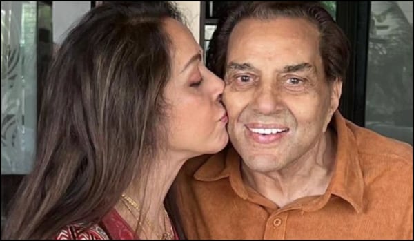 “Best Couple” - Fans react to Hema Malini and Dharmendra’s cute PDA moment in birthday post, IN PICS