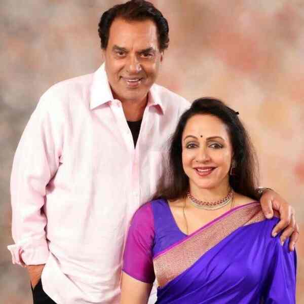 Dharmendra and Hema Malini