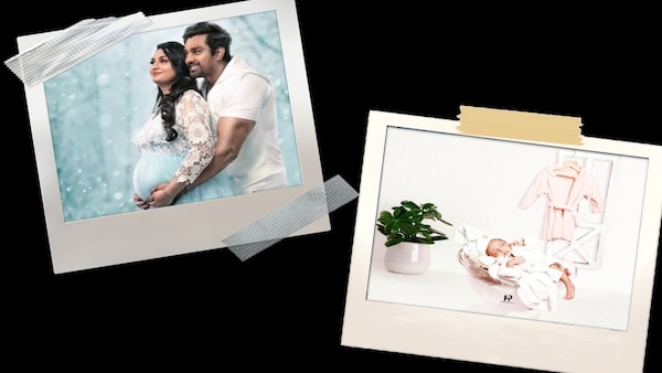 Dhruva Sarja finally introduces his daughter to the world