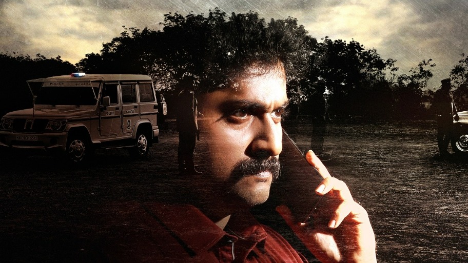 Dhyan Sreenivasan in a poster from Sathyam Mathrame Bodhippikku