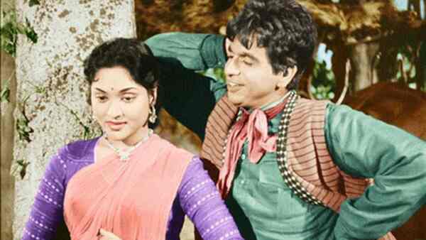 Dilip Kumar and Vyjayanthimala