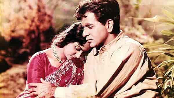 Dilip Kumar and Waheeda Rehman