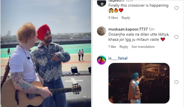 Fans reaction on Diljit's post