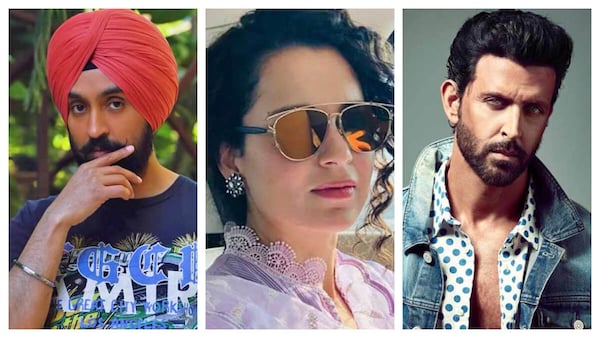 Kangana Ranaut was asked to choose her favourite actor between Hrithik Roshan and Diljit Dosanjh - her response