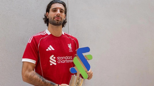 Dominik Szoboszlai was Liverpool's player of month of September. Image | Liverpool FC