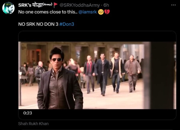 Don 3 announcement Twitter reaction