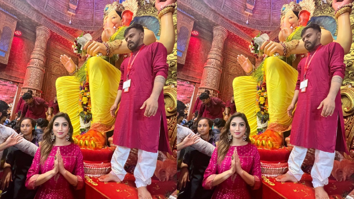 Ganesh Mahotsav 2022: Bigg Boss 15 contestant Donal Bisht visits Lalbaghcha Raja