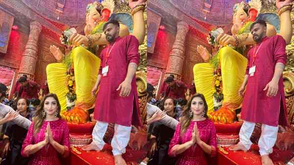 Ganesh Mahotsav 2022: Bigg Boss 15 contestant Donal Bisht visits Lalbaugcha Raja