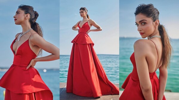 In pics: Jury member Deepika Padukone rocks the red carpet in a flaming red gown at Cannes 2022