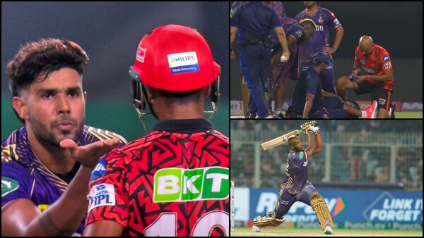 IPL 2024 - From Andre Russell's power, Harshit Rana-Mayank Agarwal stare contest to umpire injury - drama during KKR vs SRH clash