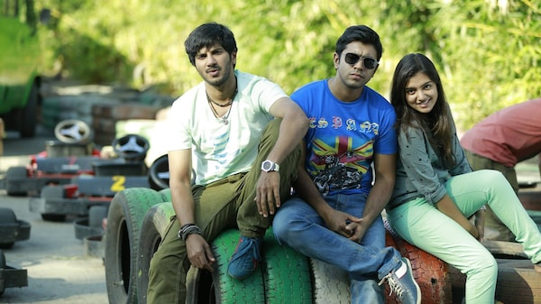 Dulquer, Nivin Pauly and Nazriya Nazim in Bangalore Days