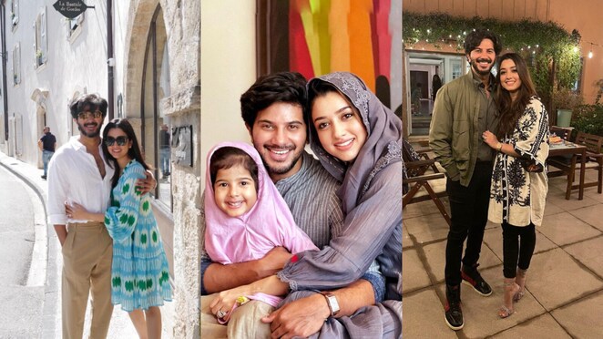 In pics: How Dulquer Salmaan and Amal Sufiya make fans scream ‘couple goals