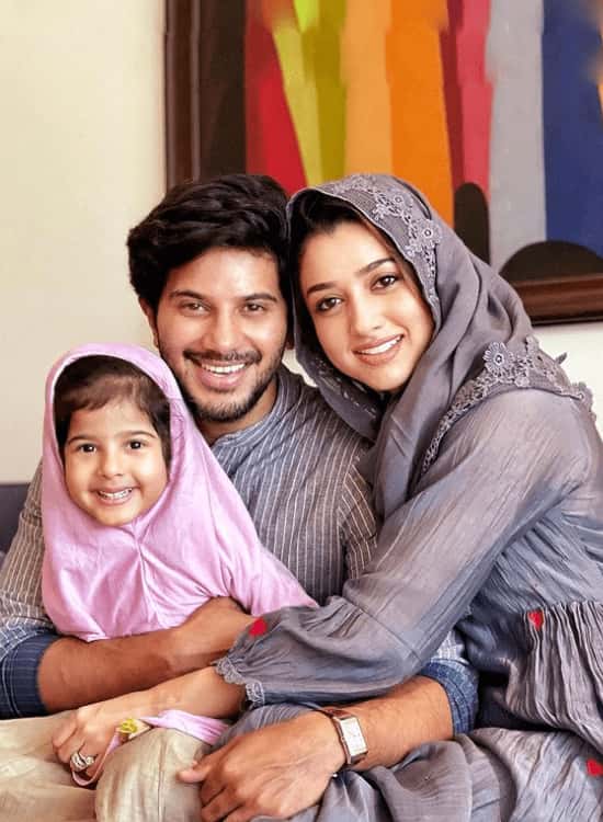 Dulquer, the doting father to a loving daughter Maryam