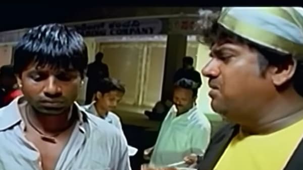 Duniya Vijay and Rangayana Raghu in Duniya