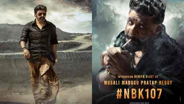 NBK107: Here's the first look of Duniya Vijay as Musali Madugu Pratap Reddy in Nandamuri Balakrishna, Shruti Haasan's entertainer