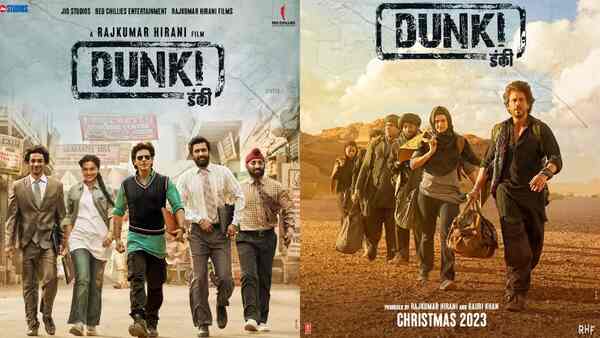 2 NEW posters of Dunki unveiled: Shah Rukh Khan, Rajkumar Hirani, Taapsee Pannu share special messages