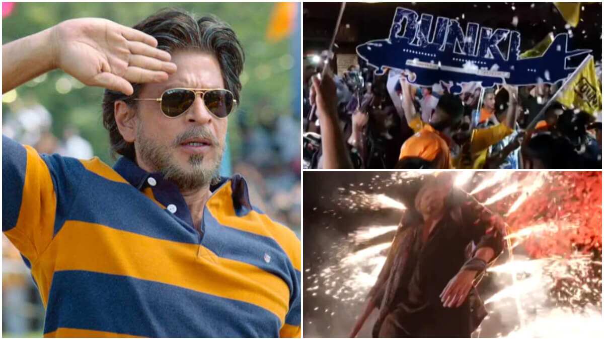 Shah Rukh Khan Mania Takes Over Fans Go Berserk As They Celebrate