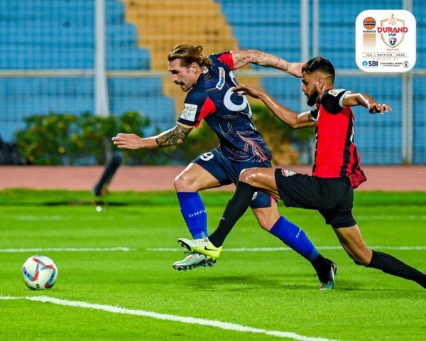 Luka Majcen has scored three goals for Diamond Harbour so far. Image | Durandcup.in