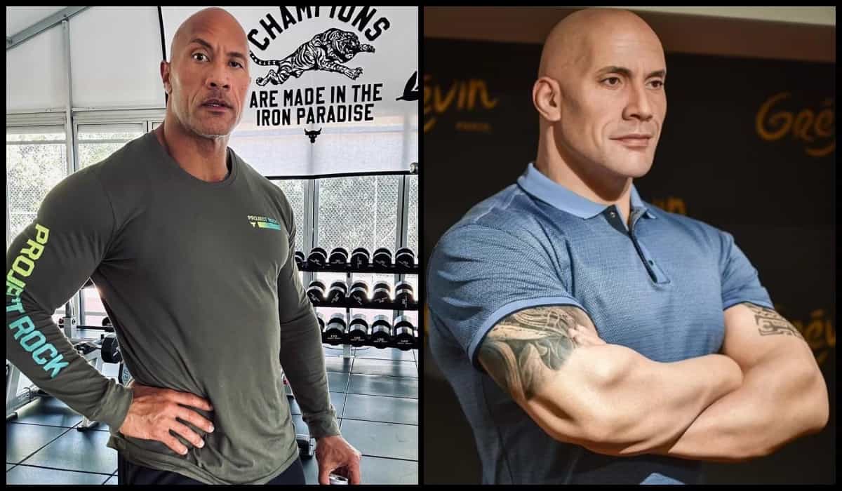 'Update my wax figure:' Dwayne Johnson Reacts to his Botched Wax Figure ...