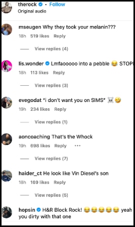 Dwayne Johnson's fans react on his botched waxwork