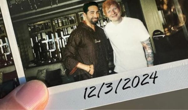 Ayushmann Khurrana REVEALS the keepsake from his meeting with Ed Sheeran