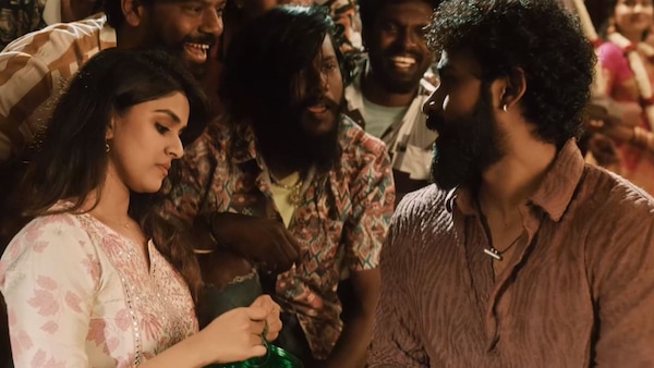 Sanjana Anand and Yuva Rajkumar in Bangle Bangari from Ekka