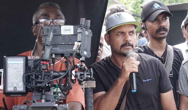 Emcy Joseph on the sets of Meesha